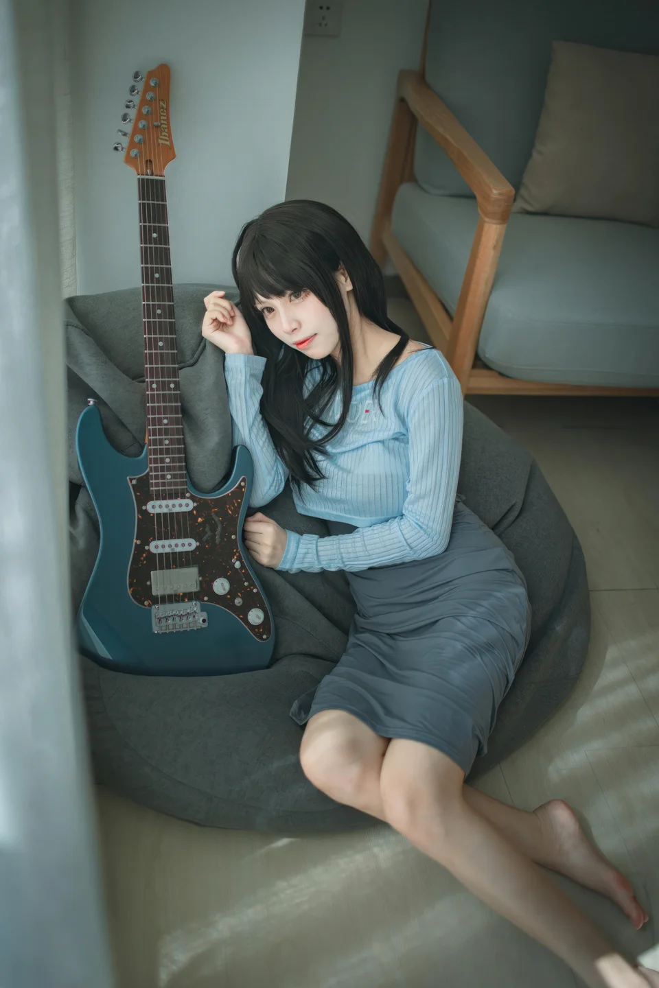 三無人型 - No.013 吉他妹妹 [24P-223MB] tg@simisebaisi 【丝足阁】004.webp